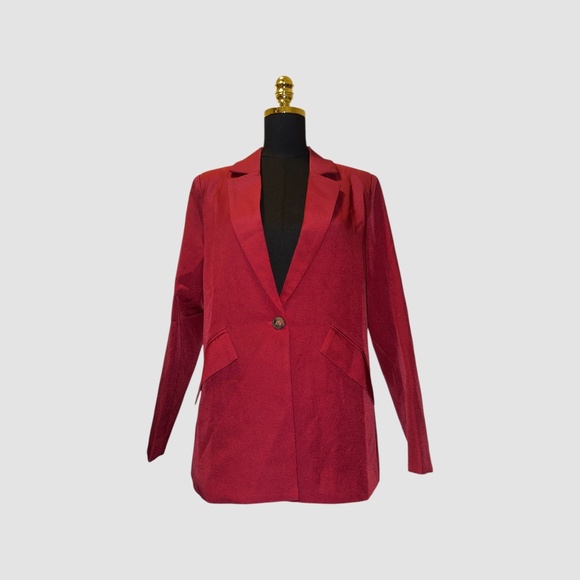 Burgundy Blazer - Picture 1 of 4